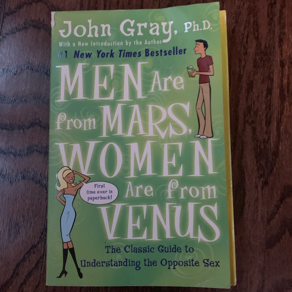 Men are from Mars Women are from Venus